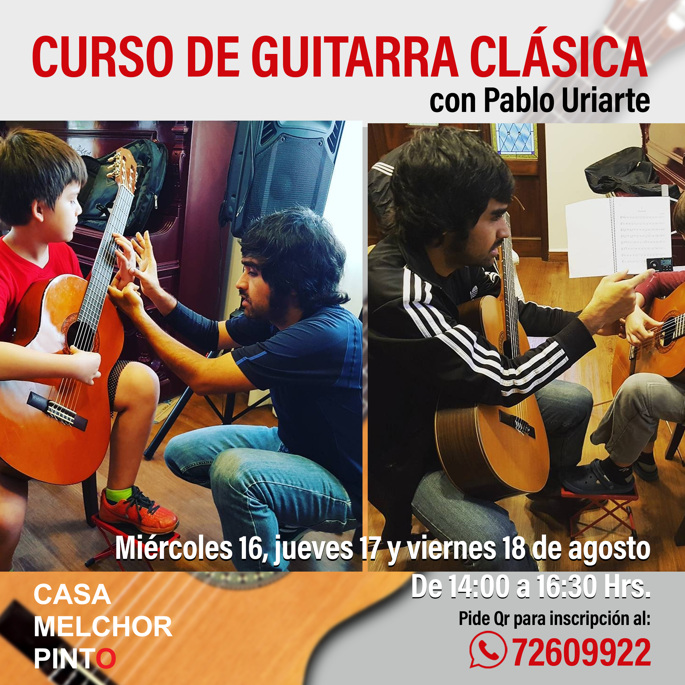 Guitarra clásica 16 ago 2023